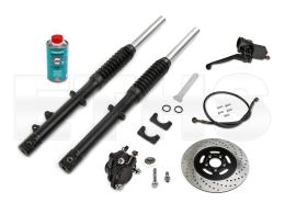 Umbausatz Scheibenbremse f&uuml;r 16" (Schwarz) Simson S51 S53 S70 *
