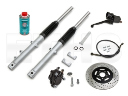 Umbausatz Scheibenbremse f&uuml;r 16" (Silber) Simson S51 S53 S70 *