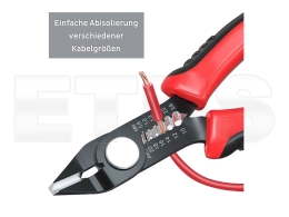 2in1 Seitenschneider + Abisolierzange PCW04A