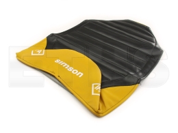 Sitzbankbezug Schwarz/Gelb Strukturiert S50 S51 S70 Enduro