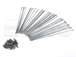 Speichensatz kpl. (19-Zoll) M3 - 210mm CHROM SR2 SR2E