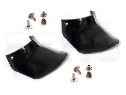 Spritzschutz Vorn/Hinten + Nieten Set (Schwarz) Simson S50 S51 S70