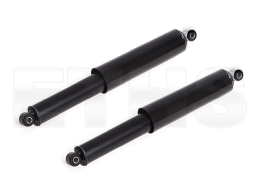 Federbein Satz kpl. Hinten Kurz Schwarz (Plasthülse Schwarz)