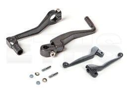 Styling SET Kickstarter-/ Fußschalt-/ Handhebel (Carbon) Simson S51 S53 S70