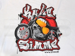 T-Shirt - KULT SIMME - Simson S51 - (Weiß) E1-R
