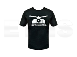 T-Shirt (Schwarz) mit Motiv: Schwalbe