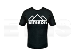 T-Shirt (Schwarz) mit Motiv: SIMSON Berge