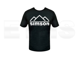 T-Shirt (Schwarz) mit Motiv: SIMSON Berge