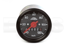 Tacho 120km/h - Ring + Skale Schwarz - (D=48mm) Simson S50 S51