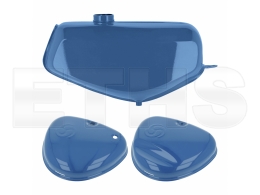 Tank + Seitendeckel (Olympiablau) Simson Enduro S51 S70