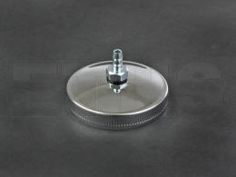 Tankdeckel (Chrom) mit Entl&uuml;ftungsanschluss D=40mm passend f&uuml;r Simson