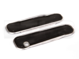 Trittbrett Set kpl. (R+L) Schwarz für Schwalbe KR51