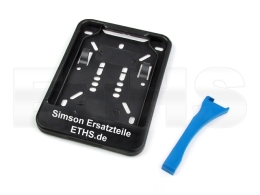 ETHS Wechsel-Kennzeichenhalterung (Hartplaste) passend f. Simson